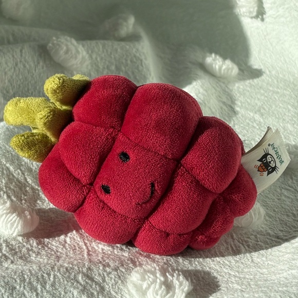 Jellycat Fabulous Fruit Raspberry | Retired Jellycat - Picture 4 of 6